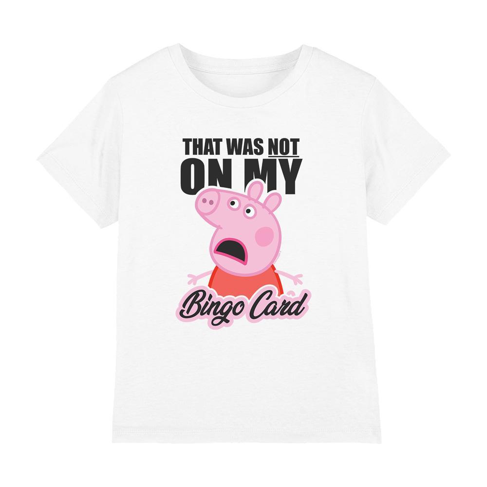 Peppa Pig  Bingo Card TShirt 
