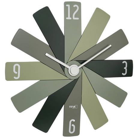 TFA Dostmann Horloge murale à quartz pour l'HORLOGE DE collision DANS LA BOÎTE 60.302  