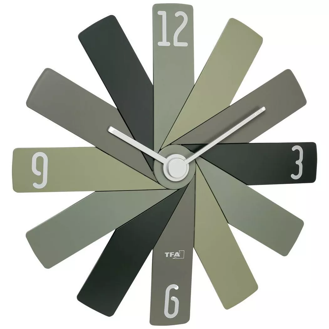TFA Dostmann - Horloge murale à quartz pour l'HORLOGE DE collision DANS LA BOÎTE 60.302, One Size, Multicolor