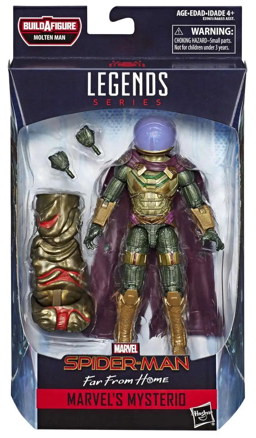 Hasbro  Spider-Man: Far From Home Marvel Legends Molten Man Marvel's Mysterio Action Figure [Far From Home] 