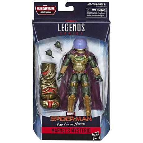 Hasbro  Spider-Man: Far From Home Marvel Legends Molten Man Marvel's Mysterio Action Figure [Far From Home] 