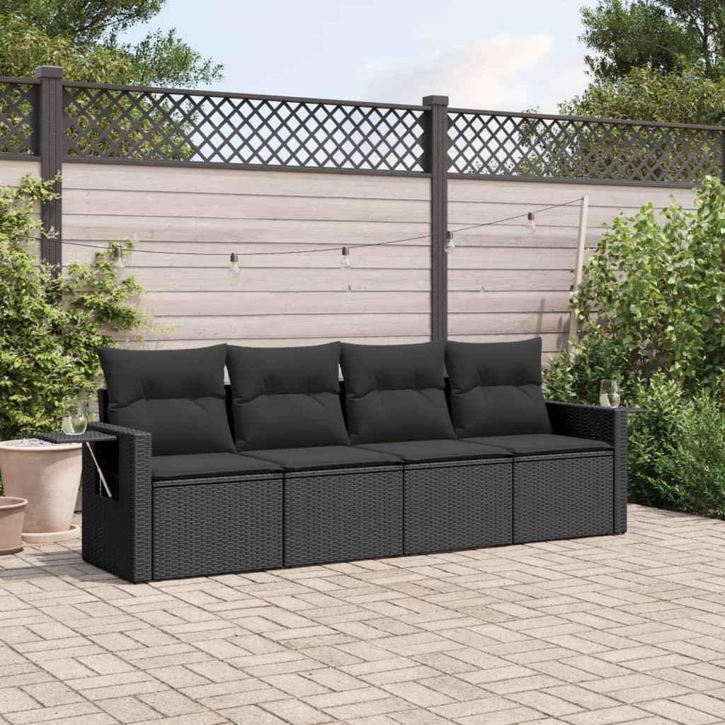 VidaXL set divano da giardino Polirattan  