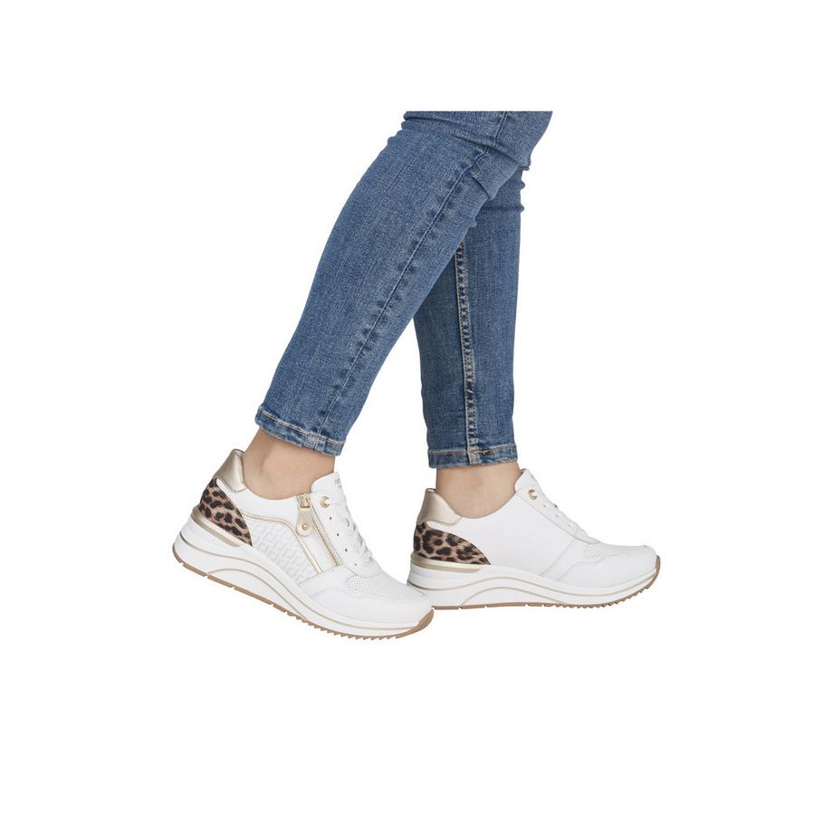Remonte Sneaker mit herausnehmbarem Fussbett und Seitlichem Reissverschluss  