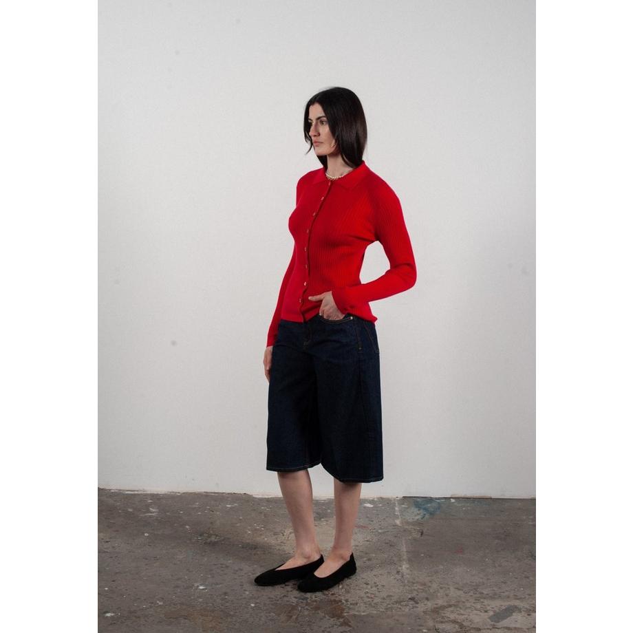 Studio Cashmere8 Frida 4 Langarm Poloshirt  