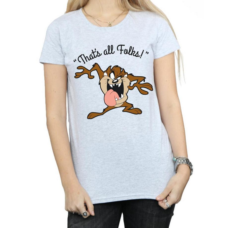 LOONEY TUNES That's All Folks Taz T-Shirt  