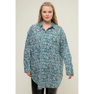 Studio Untold Chemisier Oversized Imprimé Cachemire Patte de Boutonnage  