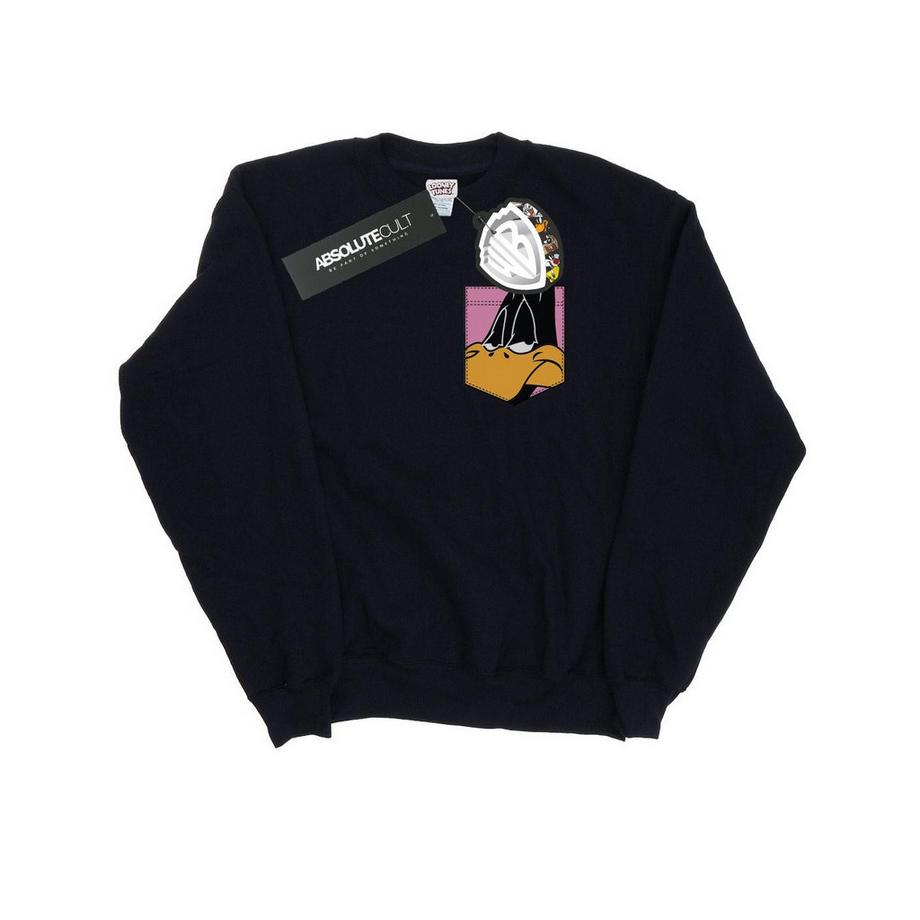 LOONEY TUNES Daffy Duck Pocket Sweatshirt  