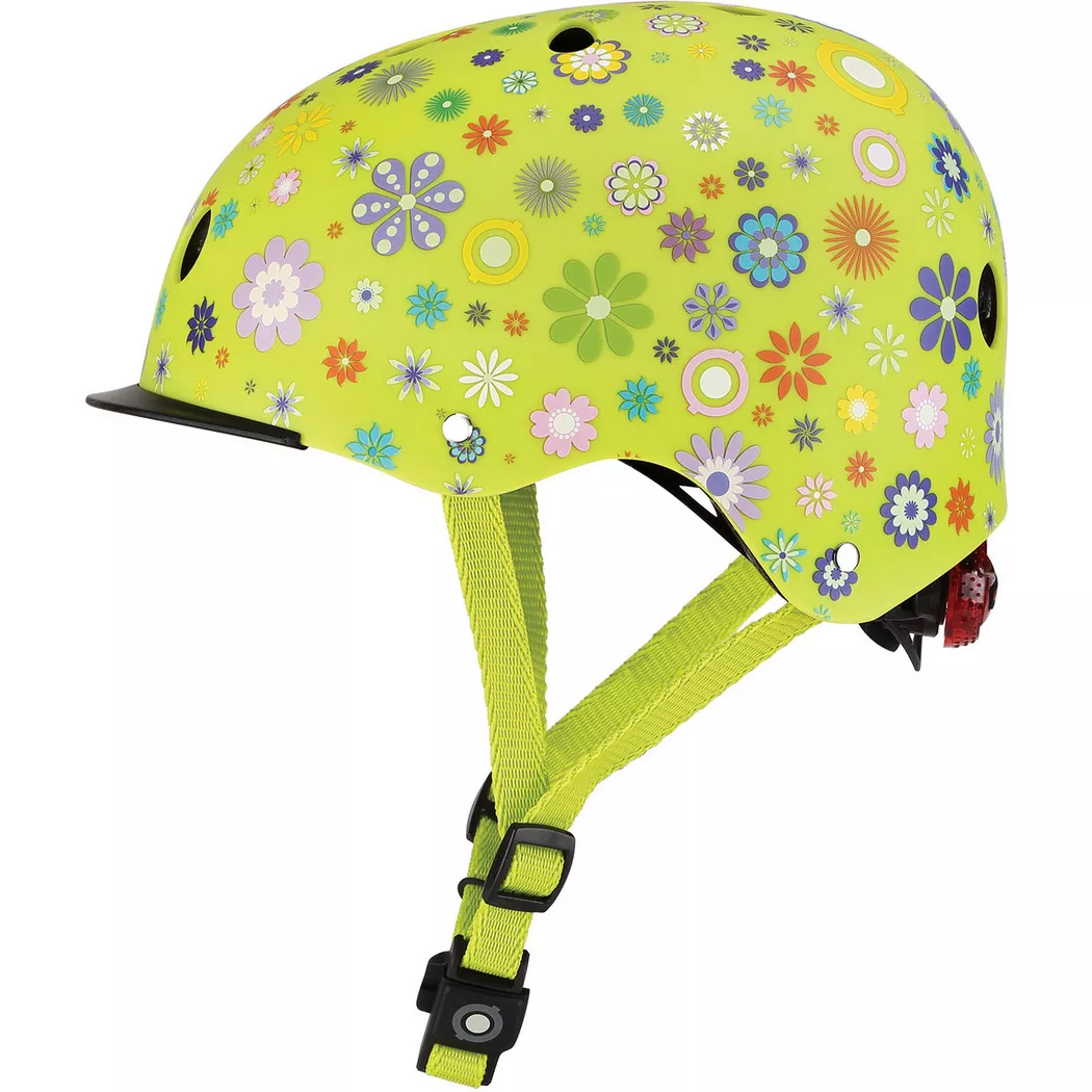 GLOBBER - Kinder Elite s XSS green flowers, One Size, Multicolor