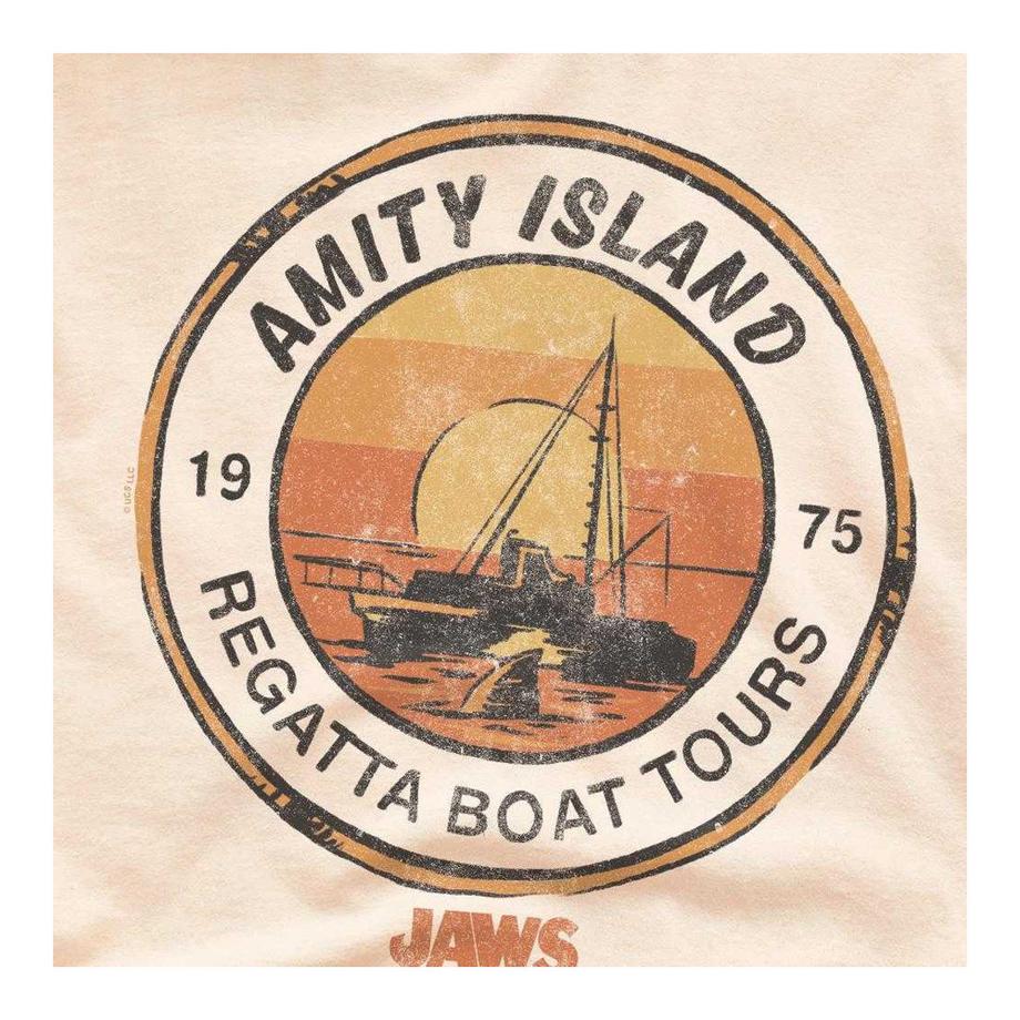 Jaws T-Shirt 50ème Amity Island Boat Tours  