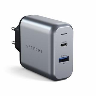 SATECHI  ST-MCCAM-EU Caricabatterie per dispositivi mobili Universale Nero, Grigio AC Interno 