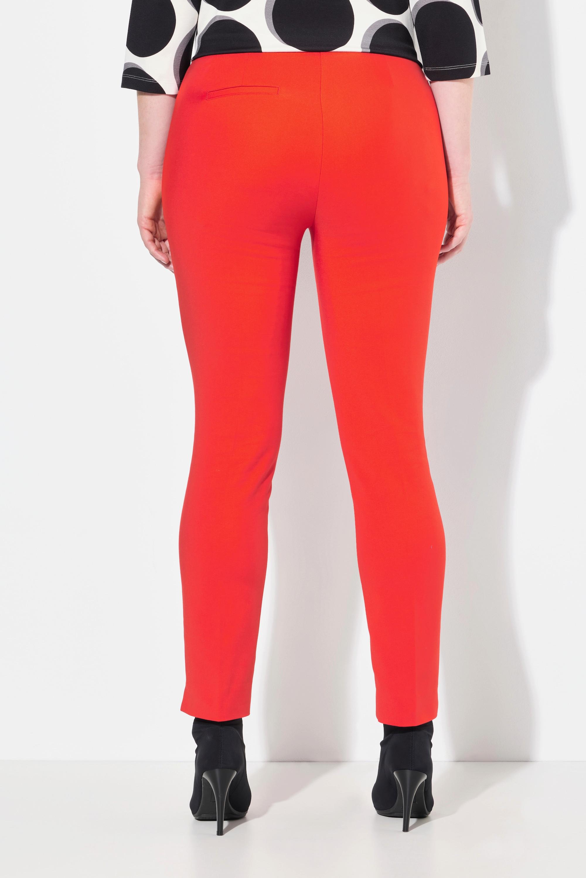 Ulla Popken  Pantalon modèle Sienna, tissu bengaline hautement extensible, taille élastique 