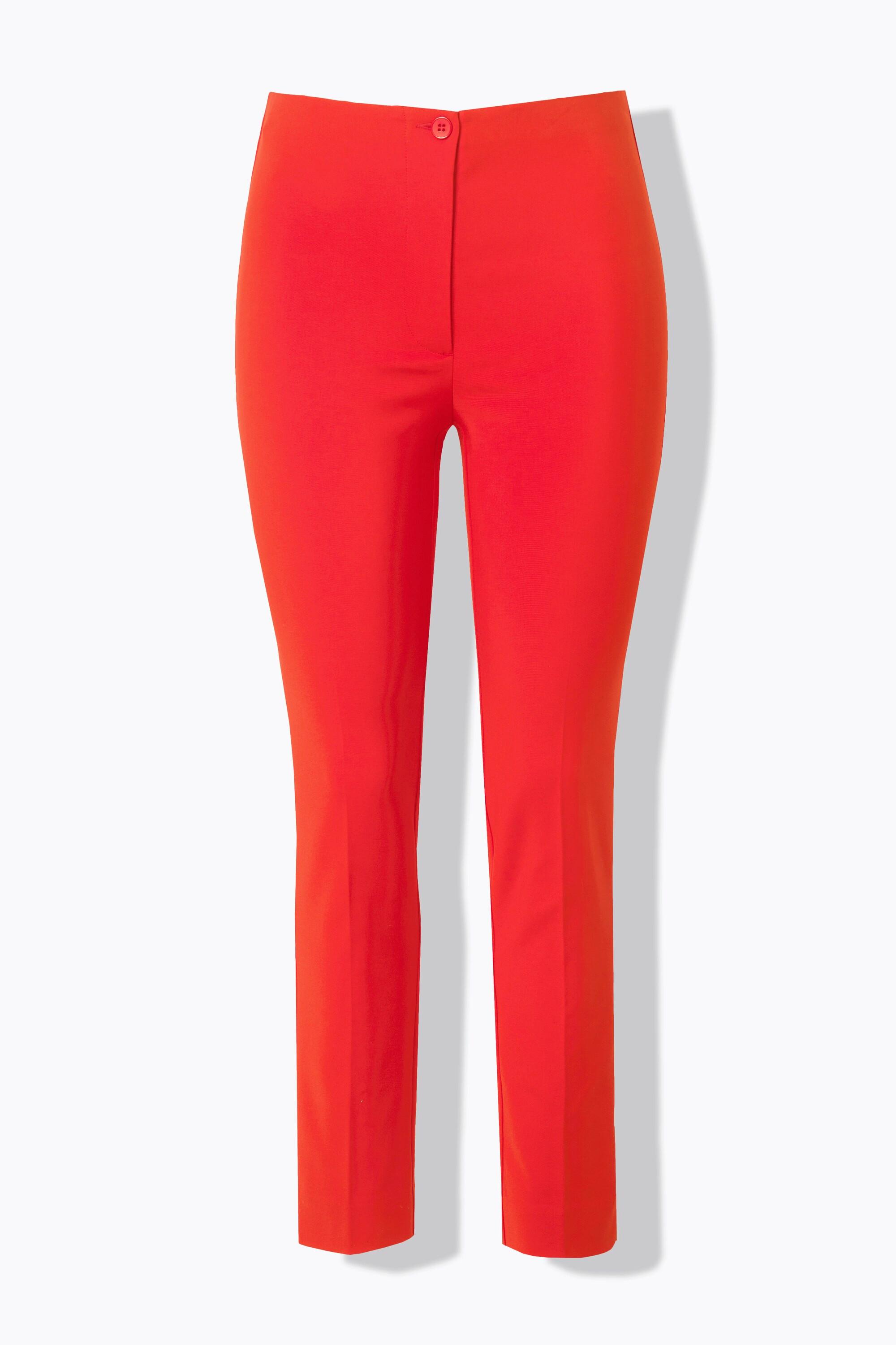 Ulla Popken  Pantalon modèle Sienna, tissu bengaline hautement extensible, taille élastique 