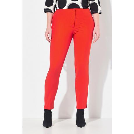 Ulla Popken  Pantalon modèle Sienna, tissu bengaline hautement extensible, taille élastique 