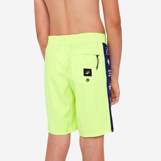 DECATHLON  Boardshorts Surfen Jungen fester Bund Polyester 