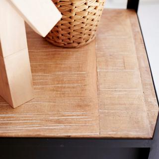 Tikamoon Mobile a colonna in legno di mango e metallo Industriel  