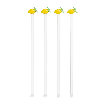 Cocktail Rührstäbchen Lemon 4er-Set