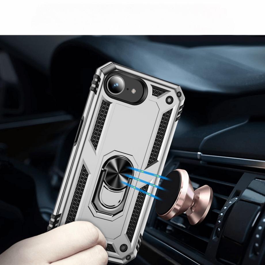 Cover-Discount  iPhone 16e - Robustes Back Cover mit Kickstand 