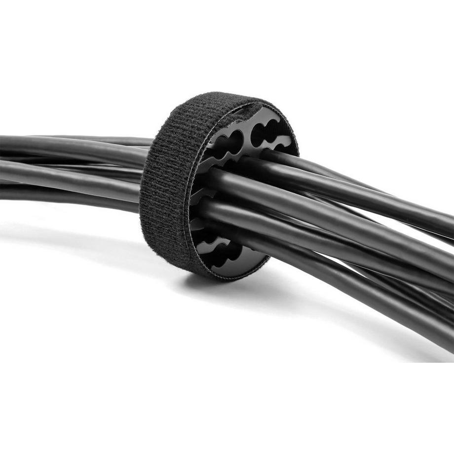 DeLock  Organizzatore di cavi con fascetta nera 