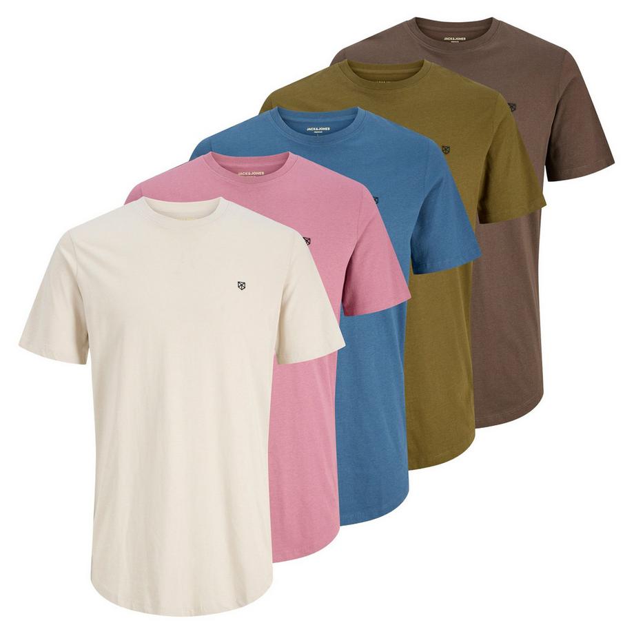 T-Shirt  5er Pack Bequem sitzend-JPRBLABRODY TEE CREW NECK 5PK