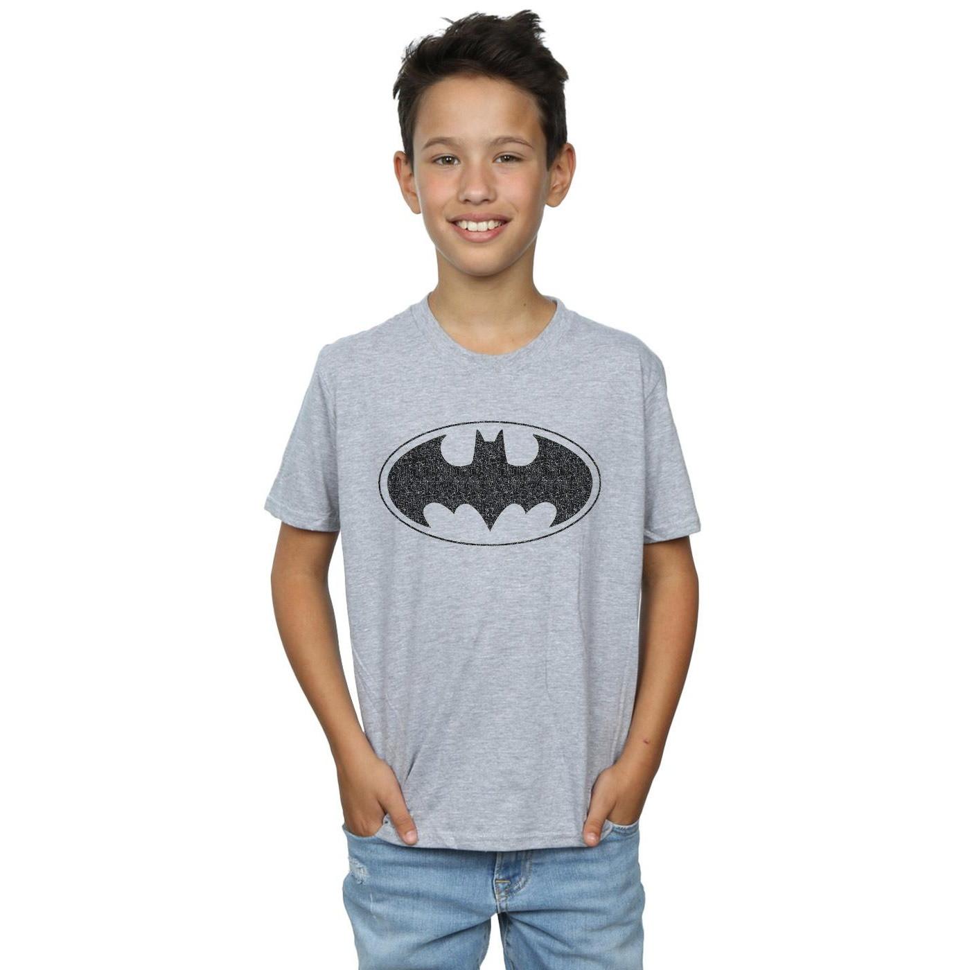 DC COMICS  Tshirt BATMAN ONE COLOUR LOGO 