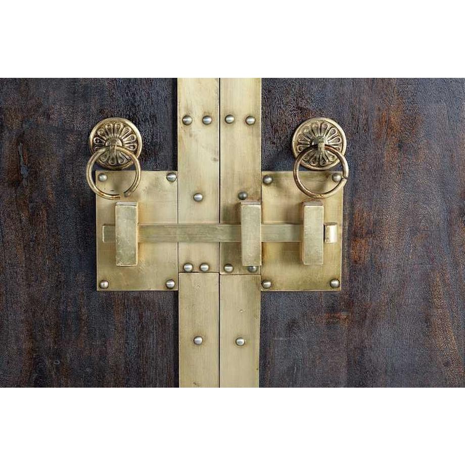 mutoni Armoire manguier brun foncé bronze 110x190  