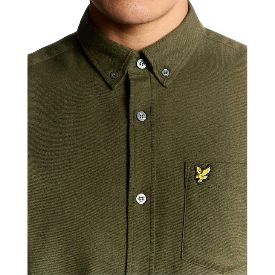 LYLE & SCOTT  Chemise Unie Manches Longues À Boutons 