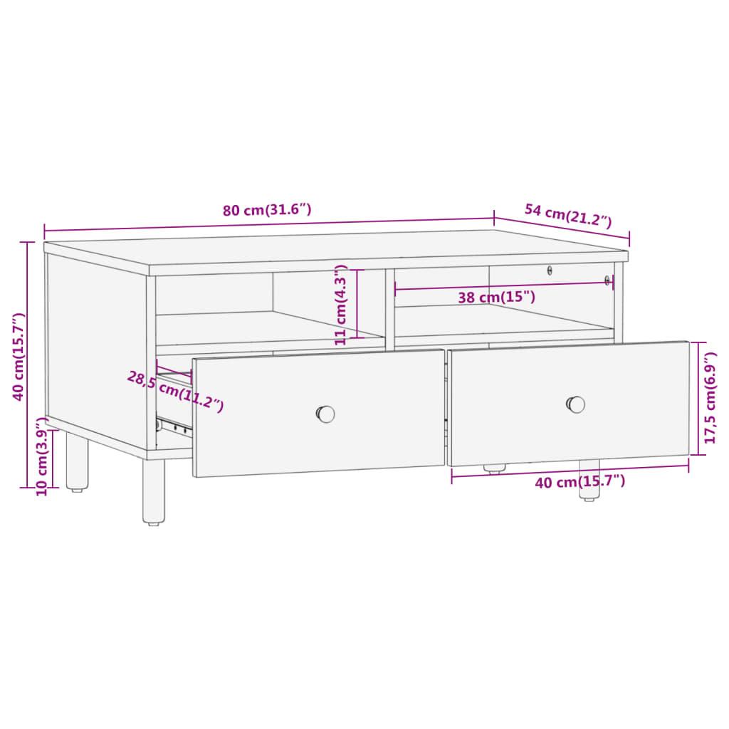 VidaXL Couchtisch holz  