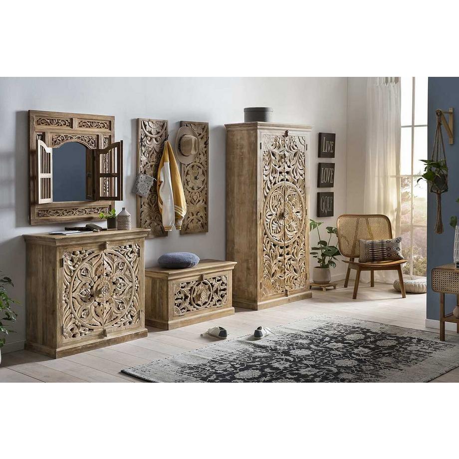 mutoni Armoire Nivo Mango naturel 90x185  