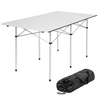 Tectake  Camping Klapptisch aus Aluminium inkl. Tasche 140x70x70cm 