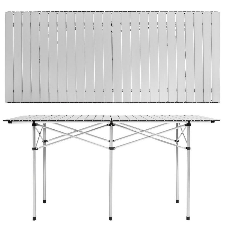 Tectake  Campingtisch  klappbar aus Aluminium 