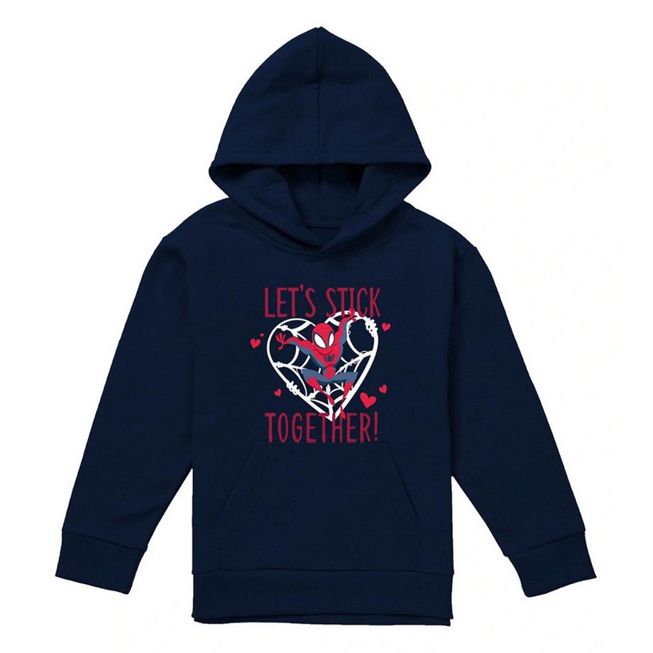 Let's Stick Together Felpa Con Cappuccio San Valentino Da Indossare