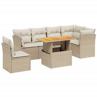 VidaXL set divano da giardino Polirattan  