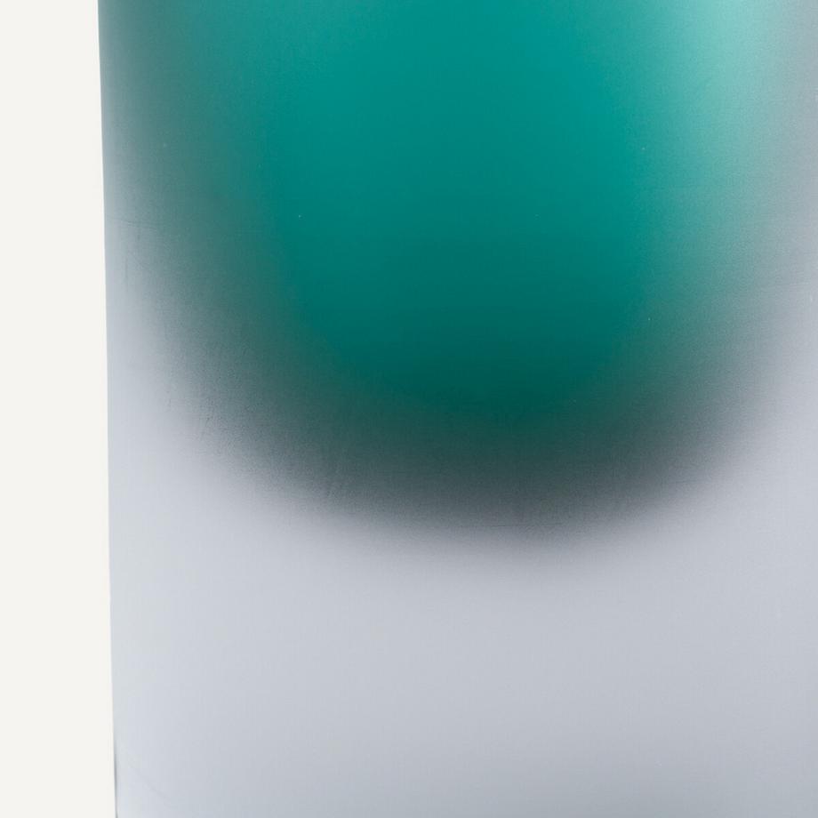 AM.PM Vase en verre soufflé givré  