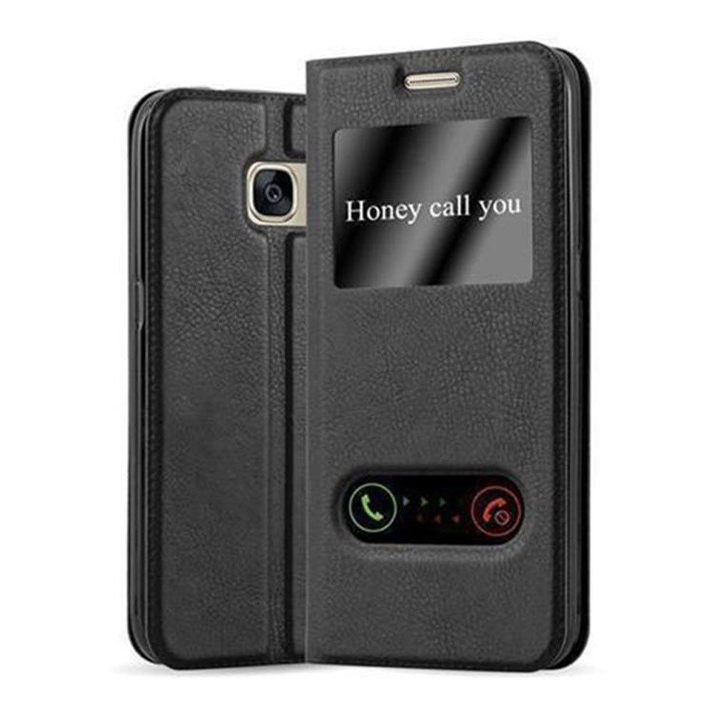 Cadorabo  Housse compatible avec Samsung Galaxy S7 - Coque de protection avec fermeture magnétique, fonction de support et 2 fenêtres de visualisation 