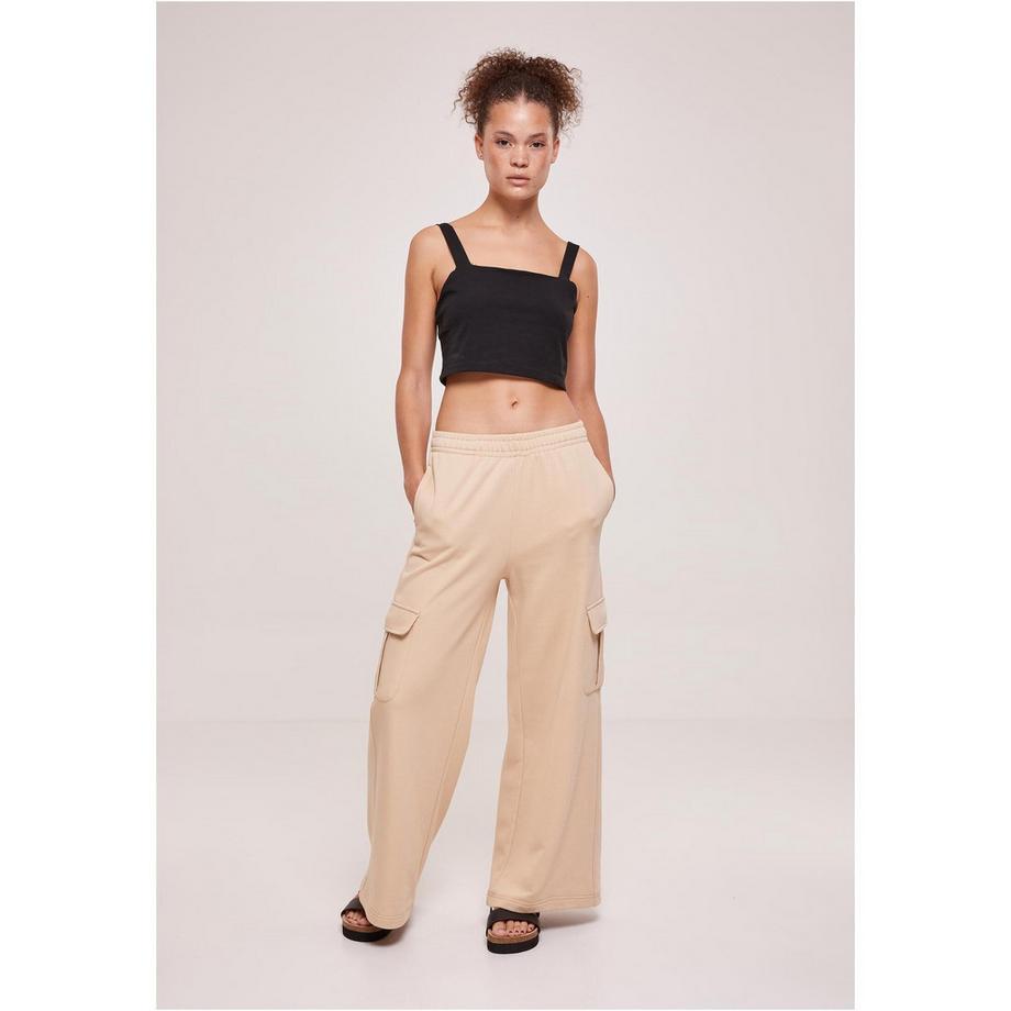 URBAN CLASSICS Terry Vita Alta Gamba Larga Pantaloni Cargo  