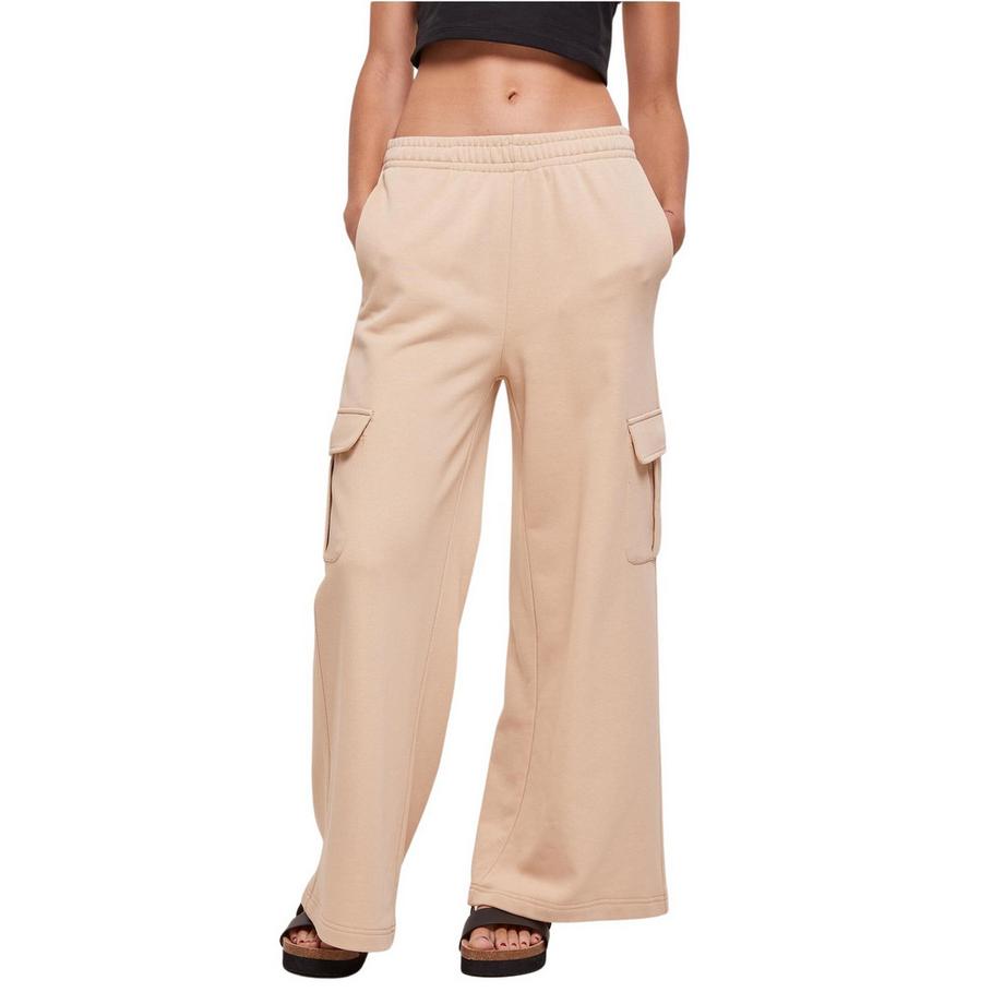 pantaoni cargo taie haute à jambe arge femme urban cassics terry
