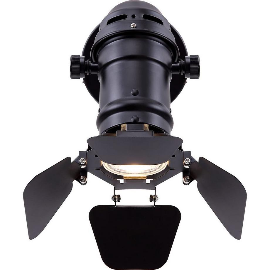 mutoni Faretto Egon metallo nero 1xGU10  