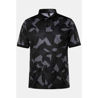 JP1880  Maglia polo da golf con stampa camouflage, QuickDry e mezze maniche 