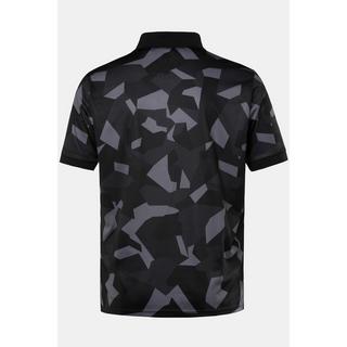 JP1880  Maglia polo da golf con stampa camouflage, QuickDry e mezze maniche 