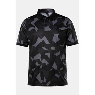 JP1880  Maglia polo da golf con stampa camouflage, QuickDry e mezze maniche 