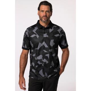 JP1880  Maglia polo da golf con stampa camouflage, QuickDry e mezze maniche 