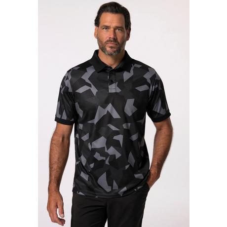 JP1880  Maglia polo da golf con stampa camouflage, QuickDry e mezze maniche 