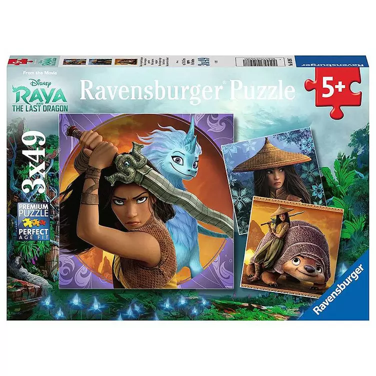 Ravensburger Puzzle Raya die tapfere Kriegerin (3x49)online kaufen MANOR