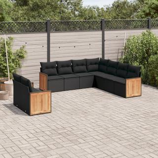 VidaXL Garten sofagarnitur poly-rattan  