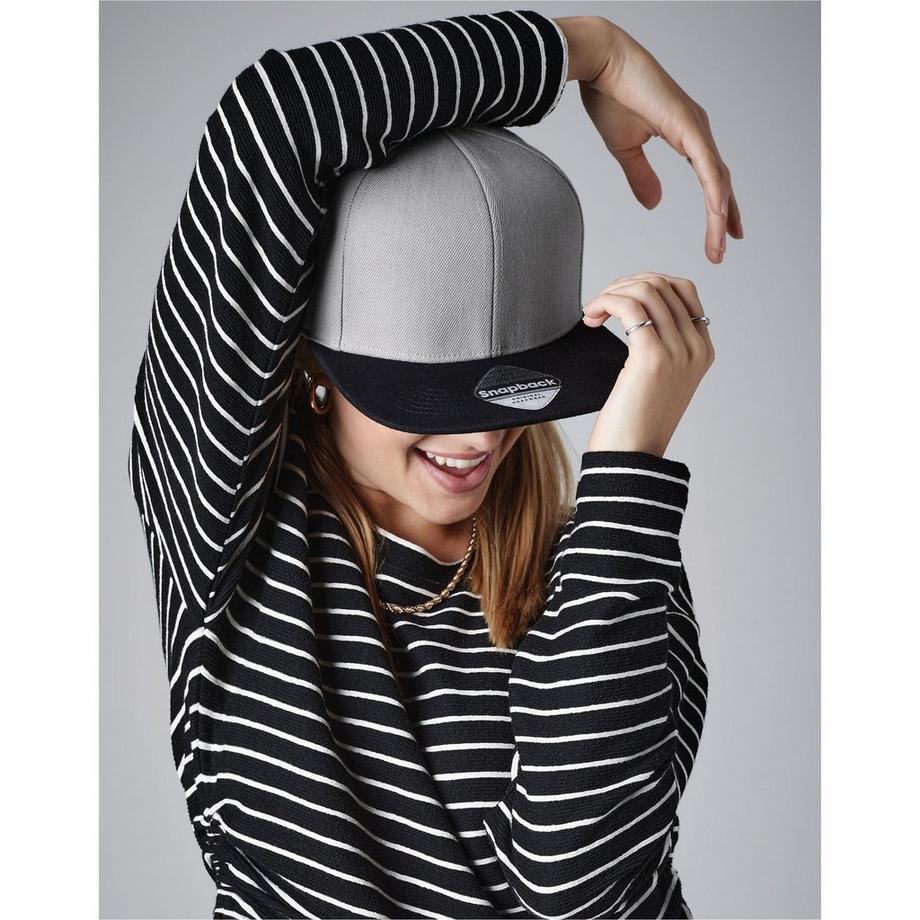 Beechfield Casquette de baseball bicolore  