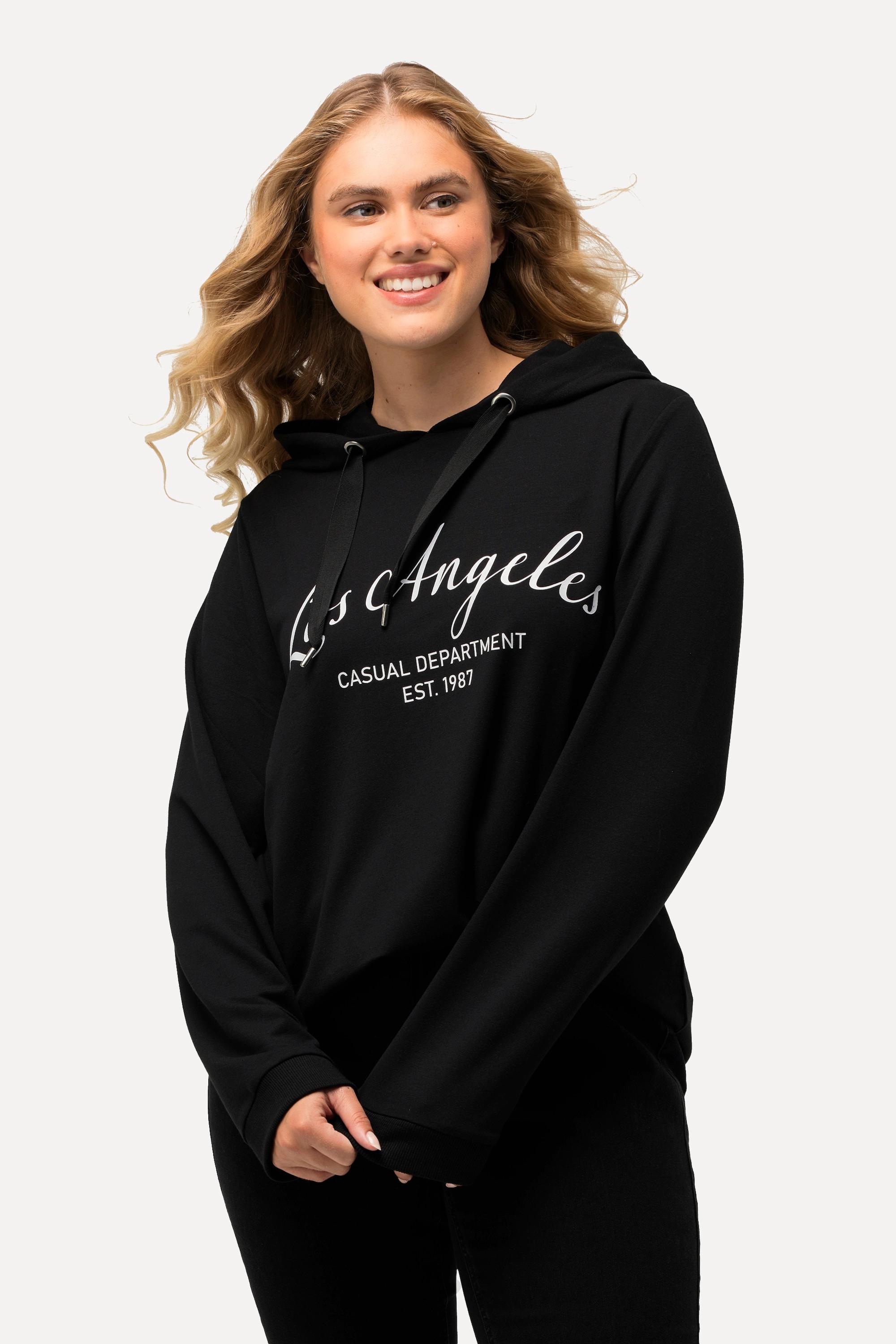 Ulla Popken  Hoodie, Städtenamen, Kapuze, Langarm 