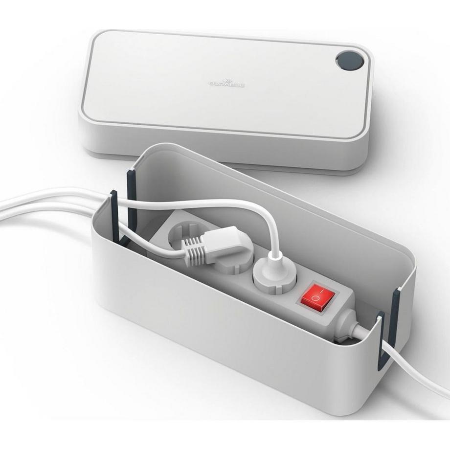 DURABLE  Cavoline Box S Scrivania Scatola portacavi Grigio 1 pz 