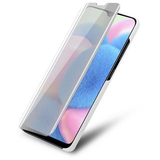 Cadorabo  Hülle für Samsung Galaxy A50 4G  A50s  A30s in ACHAT SILBER - Clear View Spiegel Schutzhülle mit Standfunktion 360 Grad Schutz 