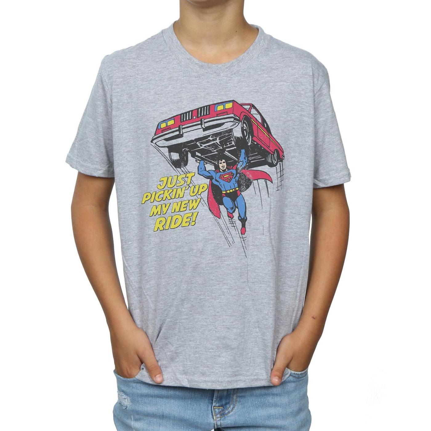 DC COMICS  Tshirt SUPERMAN NEW RIDE 