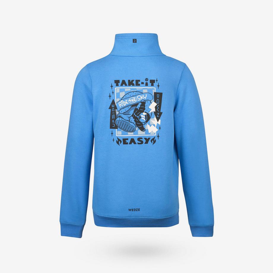 WEDZE  Sweatshirt Kinder Ski und Snowboard Polyester 